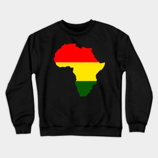 Africa Map Crewneck Sweatshirt